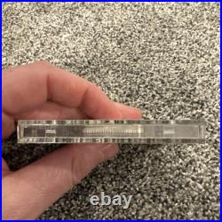 Geiger Edelmetalle Silver Bar 1oz Square in Plastic Assay Capsule Some Toning Geiger Edelmetalle Silver Bar 1oz Square in Plastic Assay Capsule Some Toning