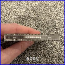 Geiger Edelmetalle Silver Bar 1oz Square in Plastic Assay Capsule Some Toning