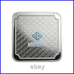 Geiger Edelmetalle Square Silver Bar 10 Oz by Bullion Club