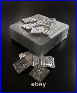 Geiger Edelmetalle (Thirty) 5 Gram Silver Square Bars in a MINT SEALED BOX