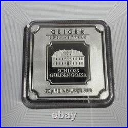 Geiger Original PREMIUM 20g Silver Bar. 999 Assay Serial #CV142070