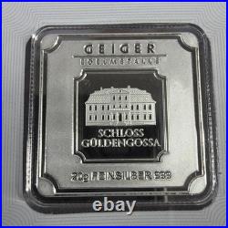 Geiger Original PREMIUM 20g Silver Bar. 999 Assay Serial #CV142070