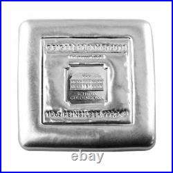 Geiger Square 10 oz Silver Cast Bar No Capsule