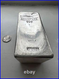 Genuine 5 Kilo 999 Umicore Solid Silver Bullion Bar