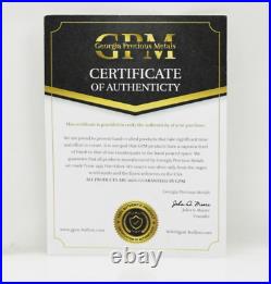 Georgia Precious Metals GPM 10 Troy Oz. 999 Fine Silver Hand Poured Square Bar