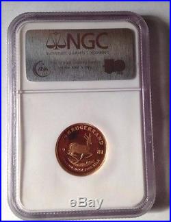 Gold Coin 1/4oz Solid Gold Krugerrand Sealed case