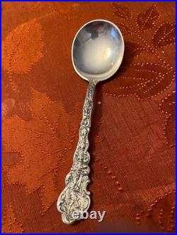 Gorham Sterling Silver Versailles pattern bullion soup spoons -6 3/4 inches