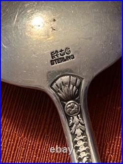 Gorham Sterling Silver Versailles pattern bullion soup spoons -6 3/4 inches