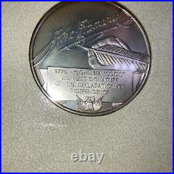 Great Patriots Of The United States Of America Solid Silver Rounds Danbury Mint