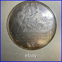 Great Patriots Of The United States Of America Solid Silver Rounds Danbury Mint