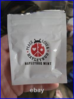 HALLOWEEN 2 OZ. 999 SILVER HAYLEYBUG MINT Square BAR 36/100! Rare