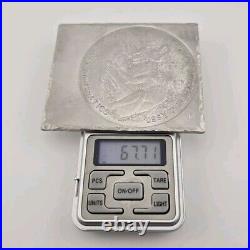 H. Alvin Sharpe 5oz. 999 Silver Studio Proof Bar Blue Ridge Numismatic Assn Rare