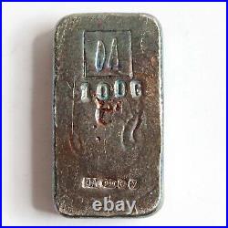 Hand Poured. 999 Fine Silver Bullion Bar 100gms by Delphis Antiques 2023 #25