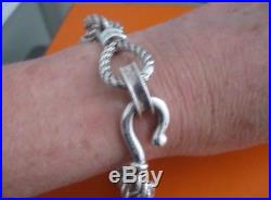 Hermes Old And Rare Bracelet Solid Silver 925 Very Good Condition Collector Item