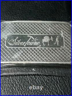 High Grade 999 Fine Silver Bullion, 5 oz Silver Bar, Solid Silver Prospector Bar