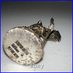 Horus The Elder Egyptian God In Solid. 999 Fine Silver 58 Grams A Hair Under2 Oz