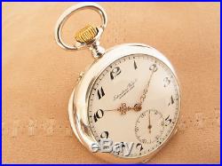 IWC Solid Silver antique Cal. 52 International Watch Co Pocket Watch from 1907