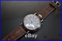 IWC military pilot's watch antique men's solid silver