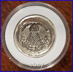 Illuminati. 999 Silver 1 oz Square MK Barz