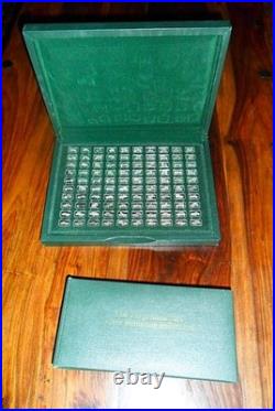 John Pinches 100 Greatest Cars in 160 grams Solid 0.925 Silver rare collectible