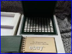 John Pinches 100 Greatest Cars in 160 grams Solid 0.925 Silver rare collectible