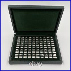 John Pinches 100 Greatest Cars in 160 grams Solid 0.925 Silver rare collectible