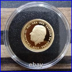 Jubilee Mint 2023 Charles III St George & the Dragon Solid 9ct Gold Coin plus St