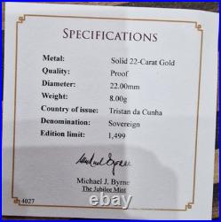 Jubilee Mint 2023 Charles III St George & the Dragon Solid 9ct Gold Coin plus St