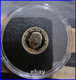 Jubilee Mint 2023 Charles III St George & the Dragon Solid 9ct Gold Coin plus St