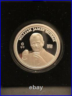 KCCO 2020 Bill Murray, BFM 70th Birthday Solid Silver 1 OZ Coin SOLD OUT
