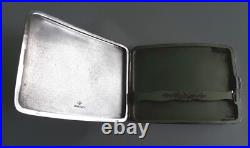Kanji Sterling silver 950 Cigarette Case Handmade Japanese Antique Kanji Sterling silver 950 Cigarette Case Handmade Japanese Antique