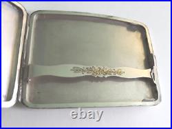 Kanji Sterling silver 950 Cigarette Case Handmade Japanese Antique Kanji Sterling silver 950 Cigarette Case Handmade Japanese Antique