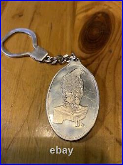 Key Chain 1 Oz. 999 Fine Silver SUISSE Key Chain Solid Silver Well Made