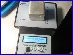 Large Hand Poured Cube silver bar 19.55 Troy Oz, Rare Brand Super Nice Large Hand Poured Cube silver bar 19.55 Troy Oz, Rare Brand Super Nice