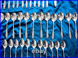 Lasting Spring Sterling Silver flatware by Heirloom for 12 89 pc 2624 gr