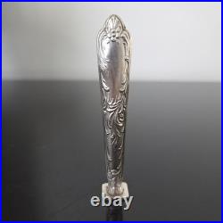 Late 19th Century Napoleon III French Victorian Silver Seal Last 19th
