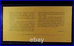 Lincoln County War New Mexico 24K Gold On Solid Sterling 1977 Medal Lincoln County War New Mexico 24K Gold On Solid Sterling 1977 Medal