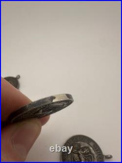 Lot Of 13 Antique 1890s Solid Silver Sports Metals 7.7 Oz Marks Athletic Assn