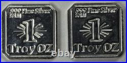 Lot Of 2! - 2016 Suns of Liberty Mint Trust in Yourself- 1 oz. 999 Silver Each