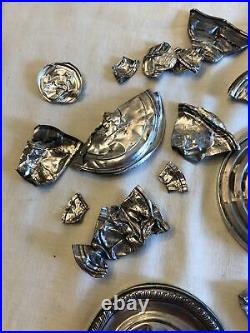 Lot Scrap Sterling Silver Solid. 925 Silver Purity for Melt Scrap 238 Grams