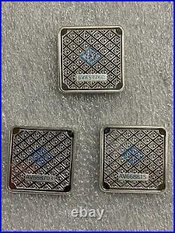 Lot of 3 x Geiger 20 Gram Silver Square Bars. 999 Fine Serial #s
