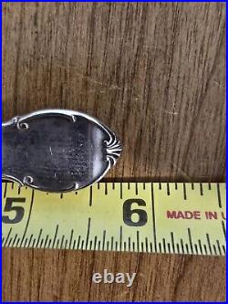 Lunt Modern Victorian Sterling Silver Bullion Spoons Teaspoons 5.75 Set Of 6