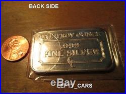 MAZDA RX-7 One Troy Ounce. 999 Solid Silver Art Bar Collectible VINTAGE