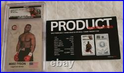MIKE TYSON NGCX SOLID SILVER Legends Series Mintage 4000