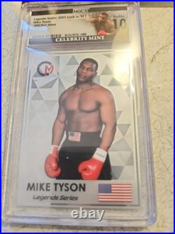 MIKE TYSON NGCX SOLID SILVER Legends Series Mintage 4000 MIKE TYSON NGCX SOLID SILVER Legends Series Mintage 4000