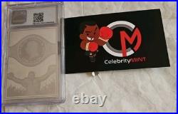 MIKE TYSON NGCX SOLID SILVER Legends Series Mintage 4000