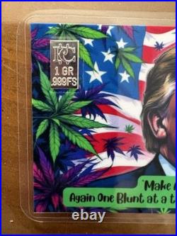 Make America Green Again one blunt At A Time 1 Gram Of fine silver
