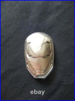 Marvel 2oz Solid Antique Silver Coin Imicon 1766 Face $2