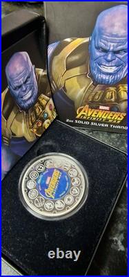 Marvel Infinity War 2oz Solid Silver Coin