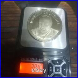 Medal Winston Churchill solid proof commemorative The Tower Mint with special ca